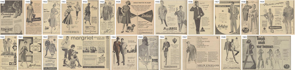 Figure 2. SIAMESE timeline view for fashion advertisements