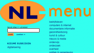 Screenshot NL menu logo